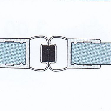Magnetické těsnění 180° na sprchové dveře délky 2 m
